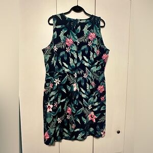 Old Navy Tropical Floral Dress XXL